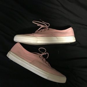 Urban Outfitters light pink canvas shoe